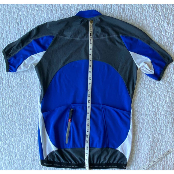 De Marchi Cycling Jerseys Made in Italy Bundle of Two Shirts, Black, Blue Medium - Picture 14 of 16